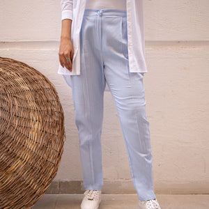 Blue Bow Formal Pants