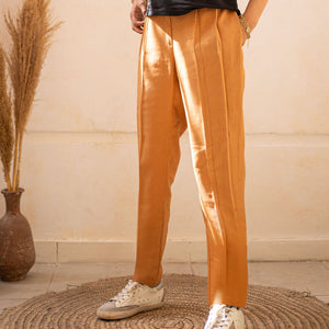 Brown Bow Formal Pants