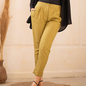 Olive Bow Formal Pants