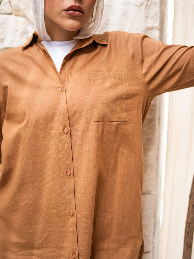 Long Linen Shirt