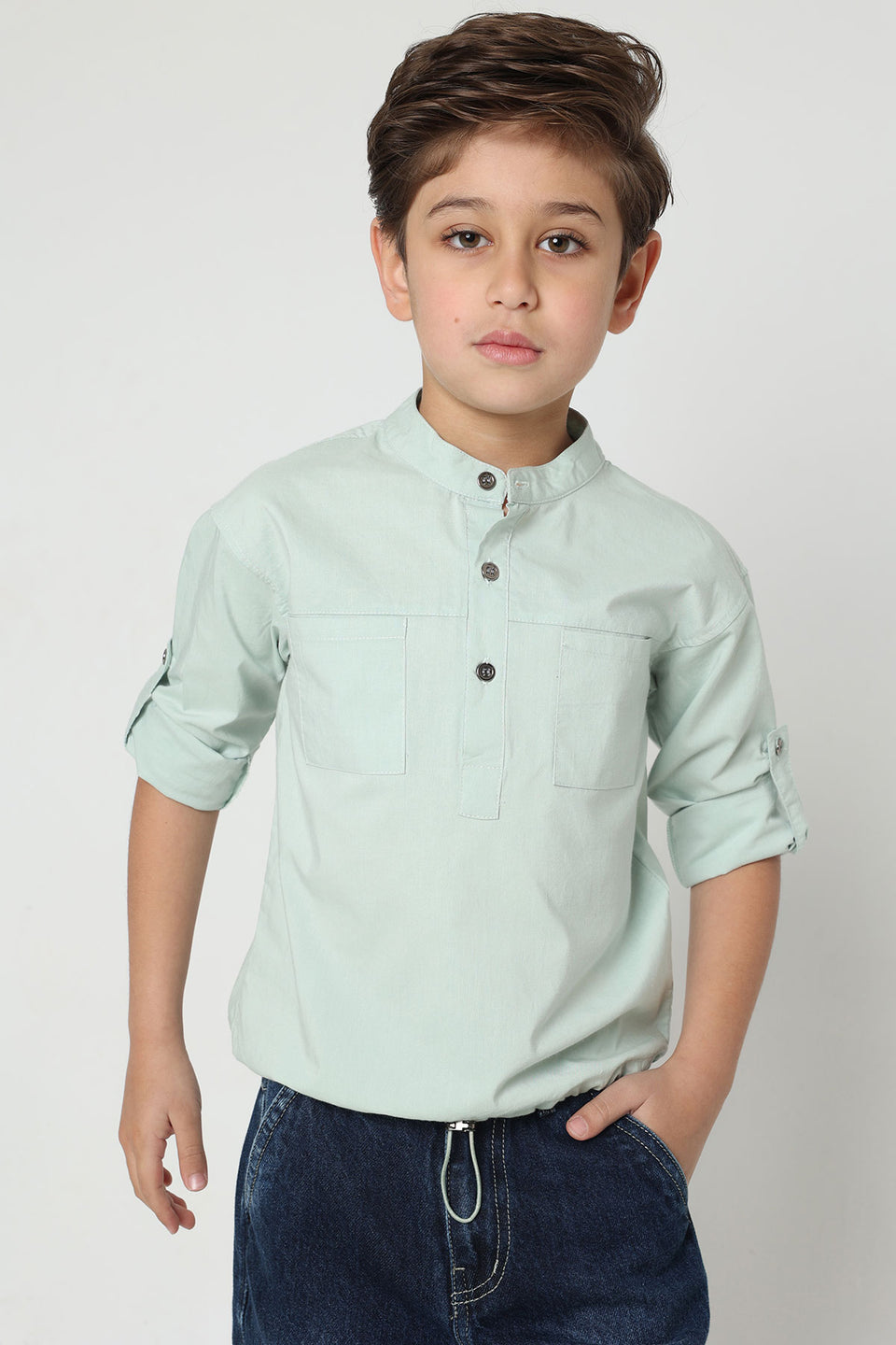 Blue Kids Shirts 3-7 Years For Boys