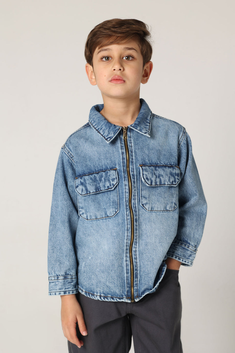 Jeans Kids Shirts 3-7 Years For Boys