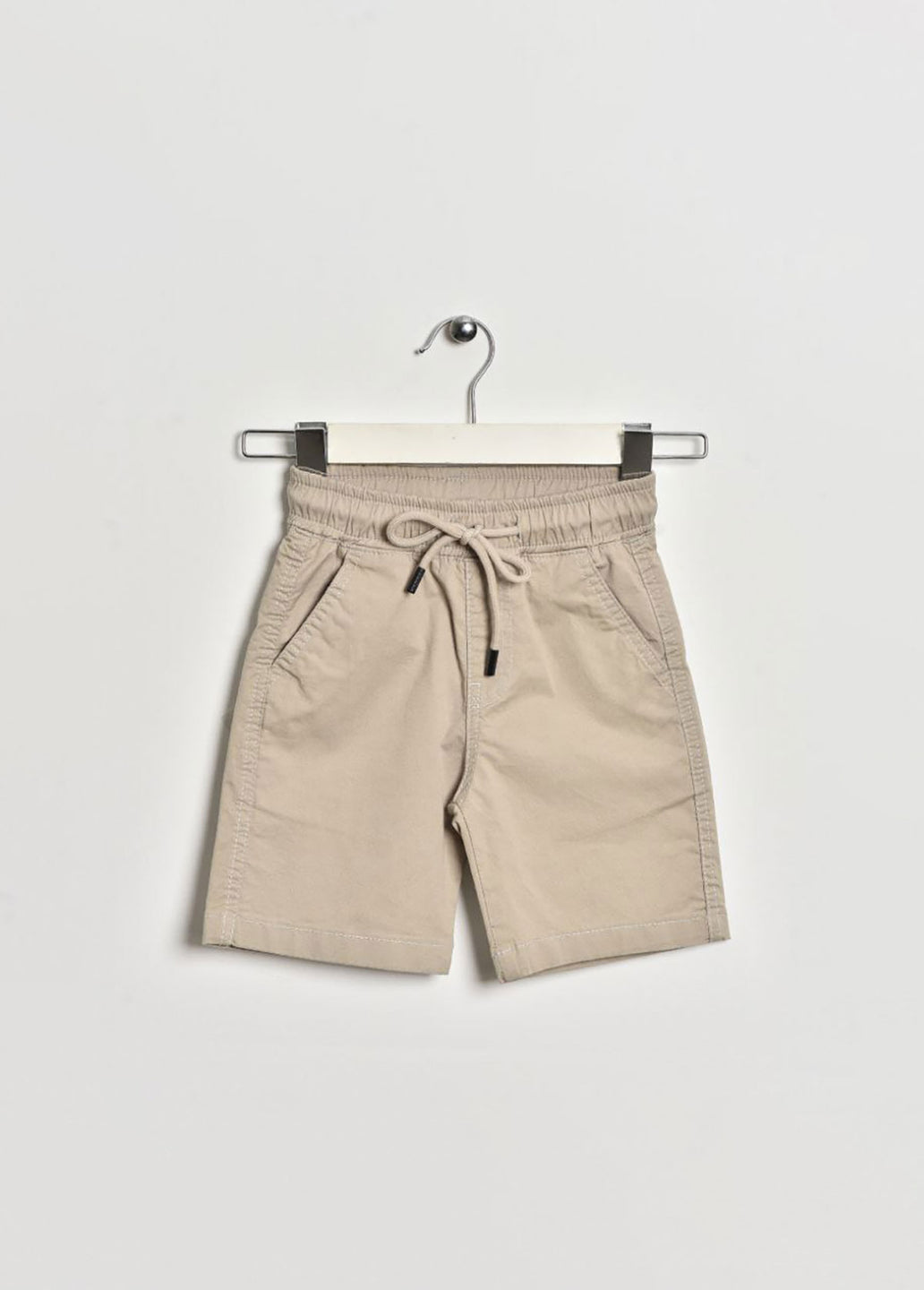 Beige Kids Short 3-7 Years For Boys