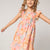 Orange Kids Dress 3-7 Years For Girls