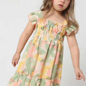 Yellow Kids Dress 3-7 Years For Girls
