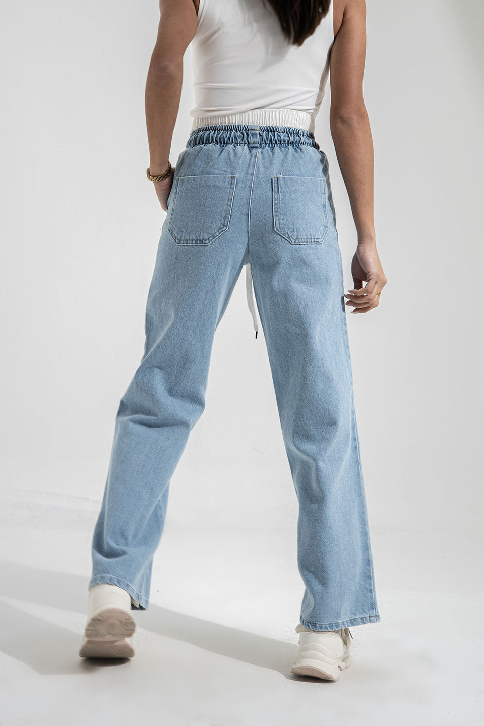 Light Jeans Wide Leg High Waist Jeans