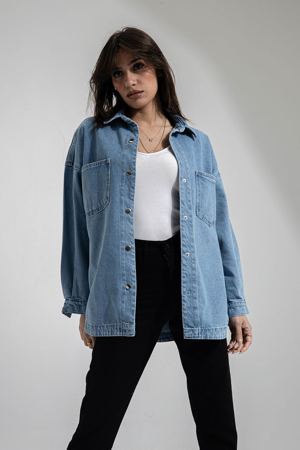 Jeans Longsleeves Denim Light Jacket