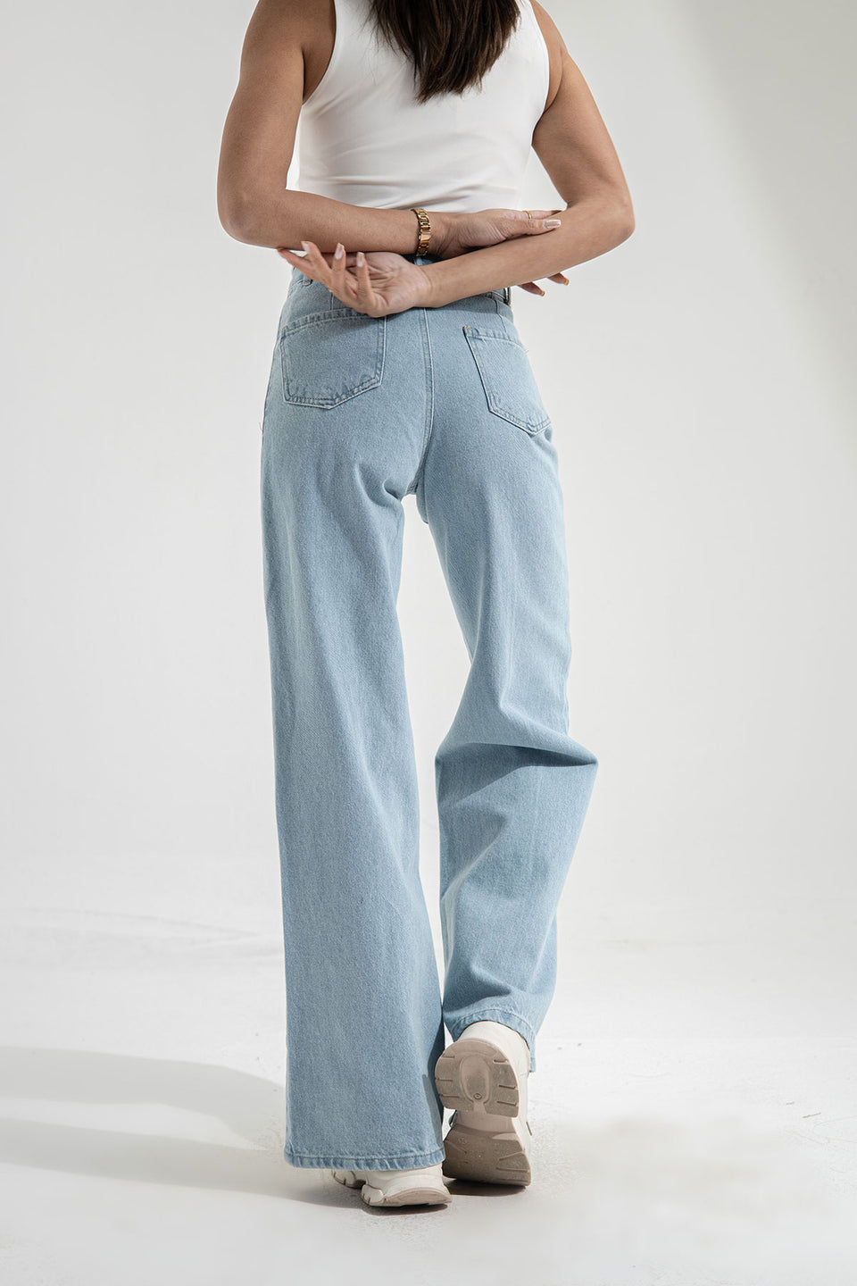 Light Jeans Wide Leg Jeans