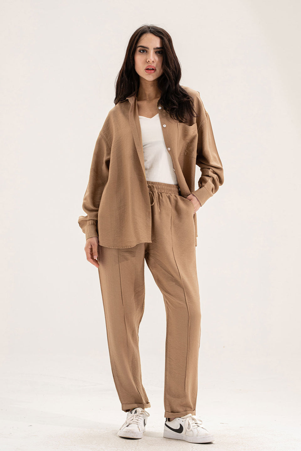 Camel Linen Comfort Set