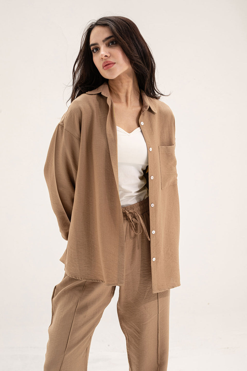 Camel Linen Comfort Set