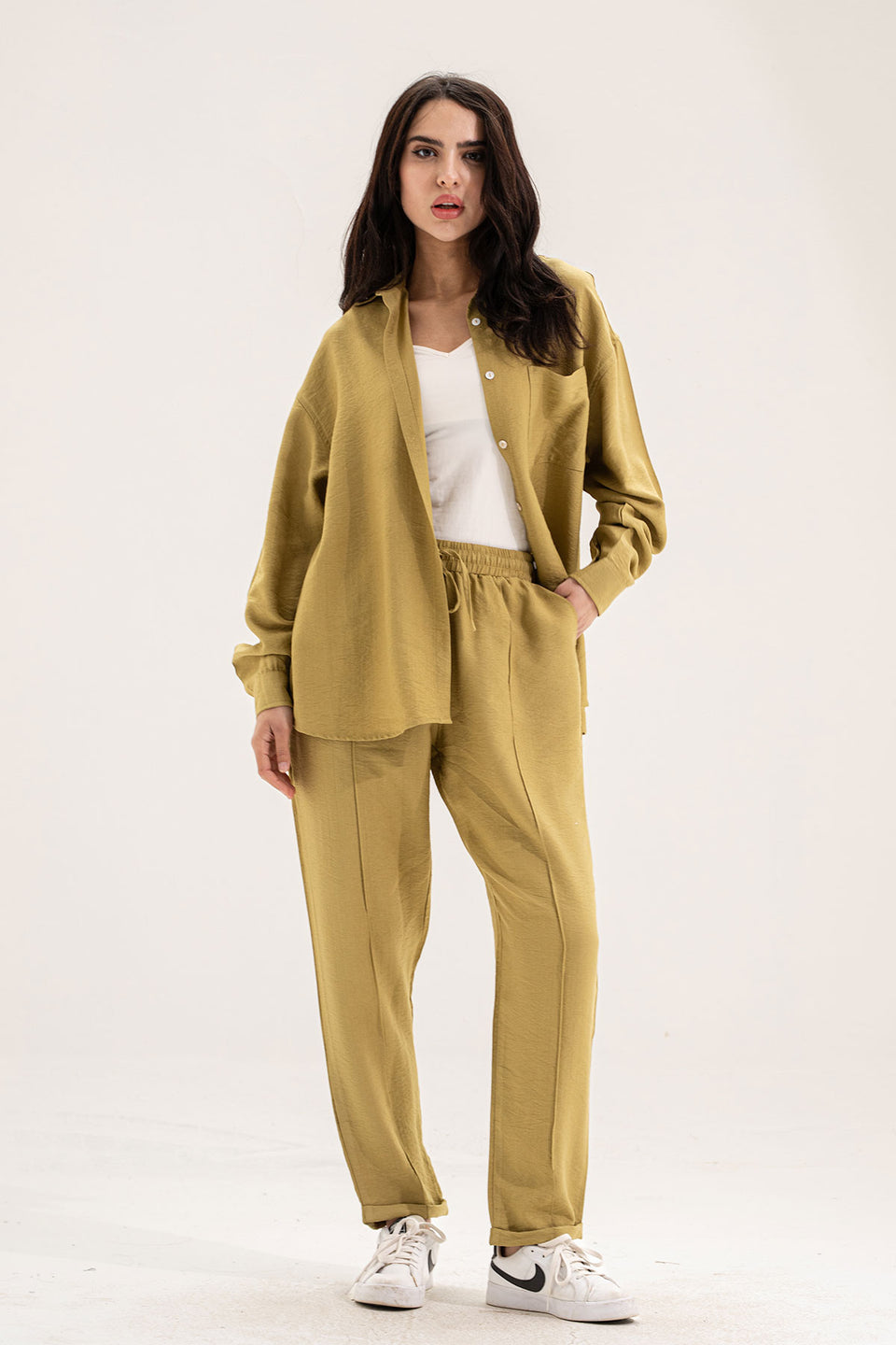Lime Linen Comfort Set