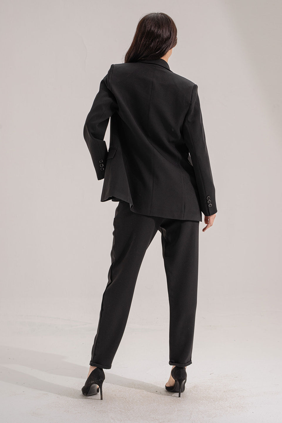 Black Modern Fit Formal Blazer