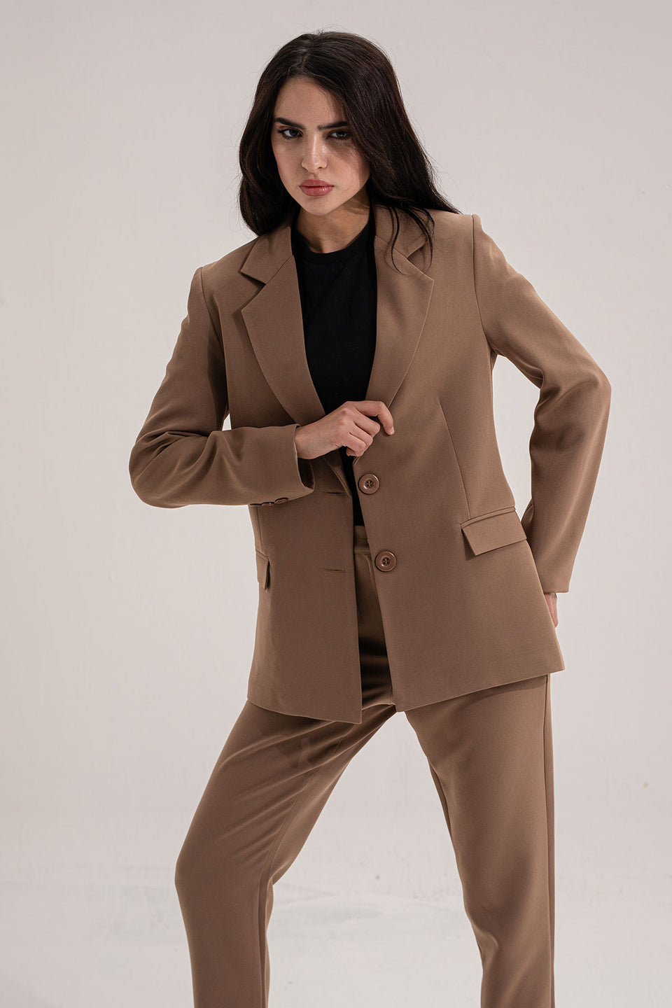 Brown Modern Fit Formal Blazer