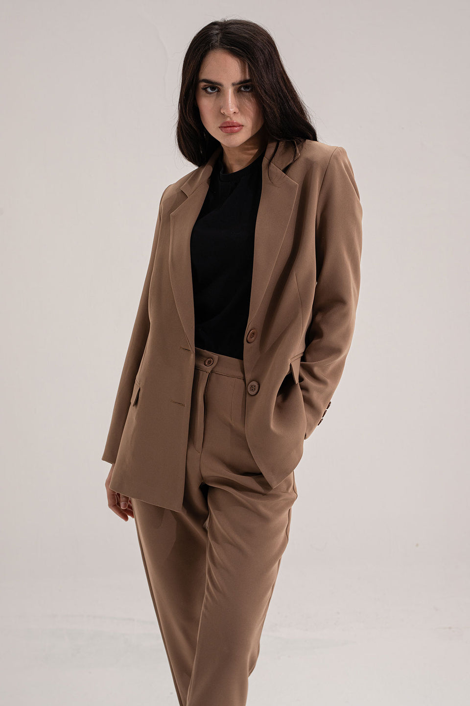 Brown Modern Fit Formal Blazer