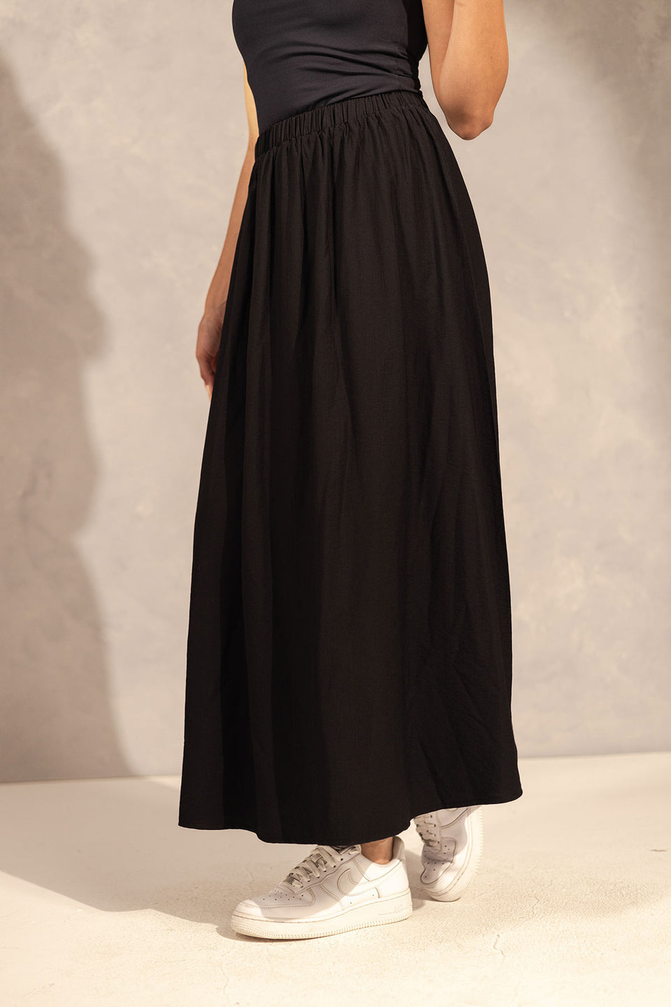 Black Comfy Skirt
