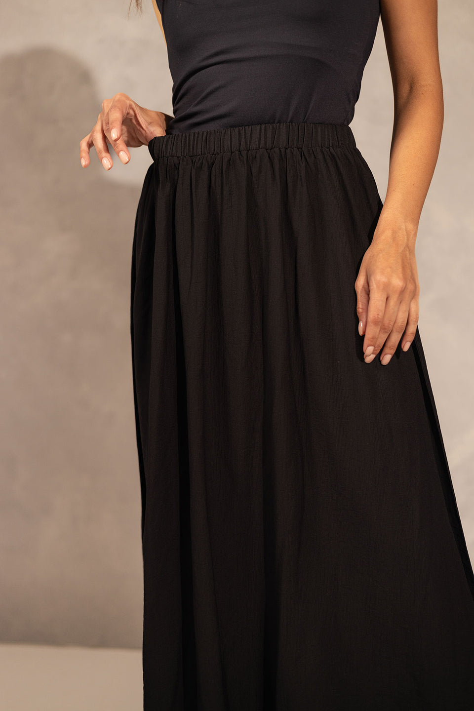 Black Comfy Skirt