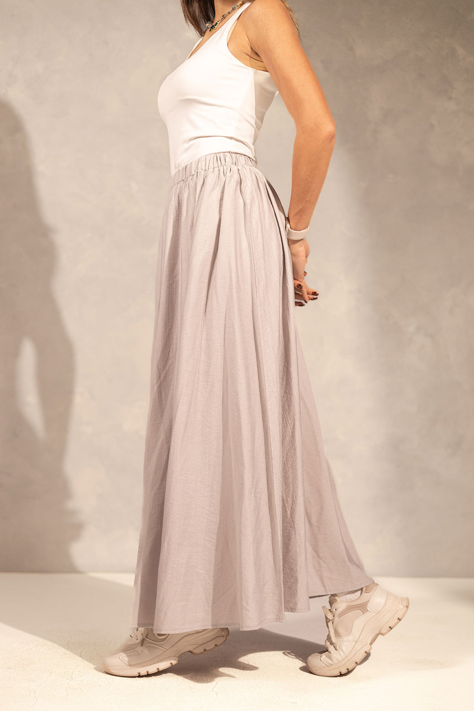 Grey Comfy Skirt