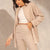 Beige Glitter Summer Shirt
