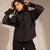 Black Ruffles Blouse
