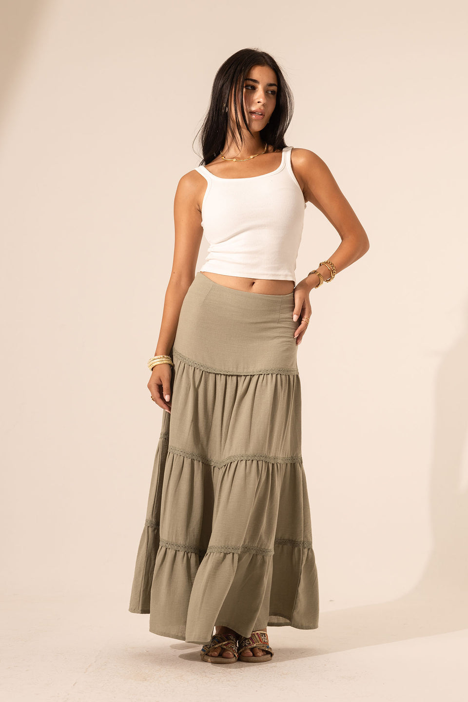 Mint Comfort Summer Skirt