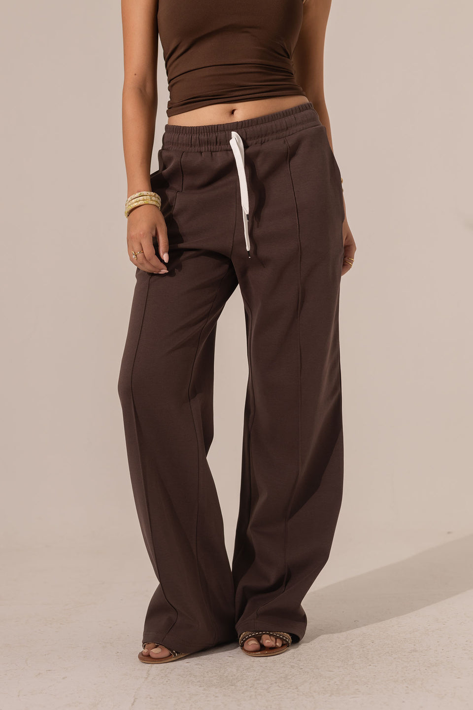 Brown Comfort Summer Pants