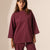 Burgundy Comfort Summer T-shirt