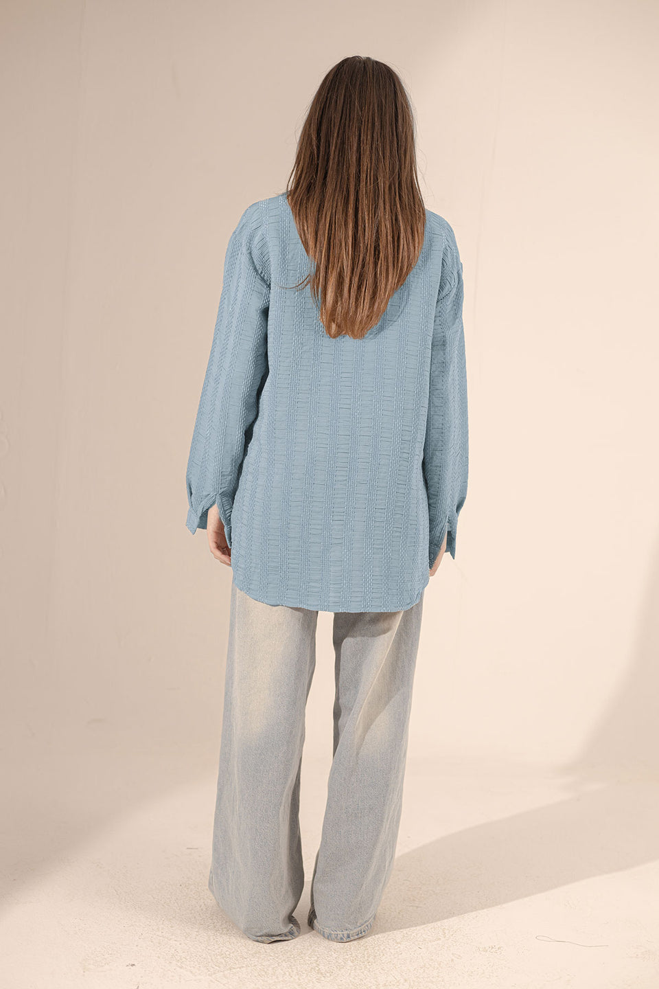 Blue Patterned Comfort Shirt