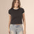 Black Round Neck Basic