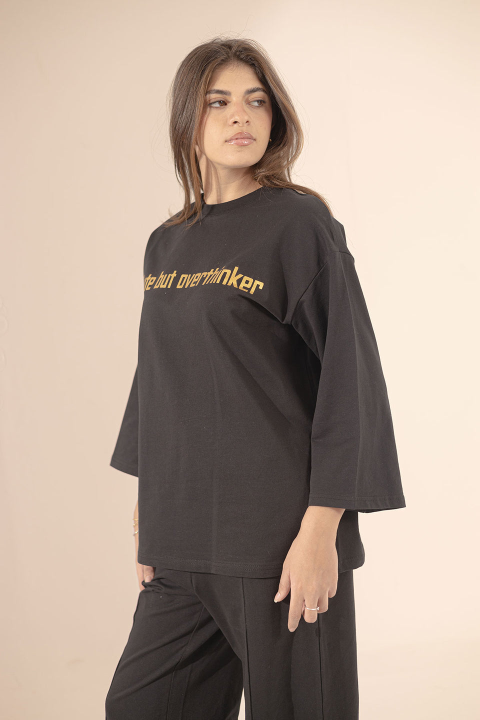 Black Printed Cotton Set