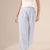 Blue Tied Wide-Leg Pants