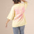 Yellow Printed Oversize T-shirt