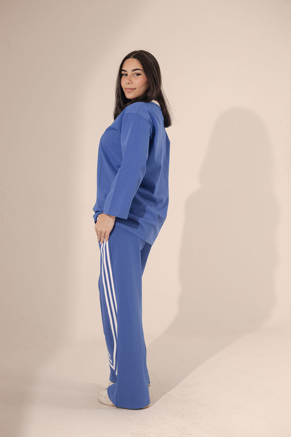 Blue Lines Cotton Set