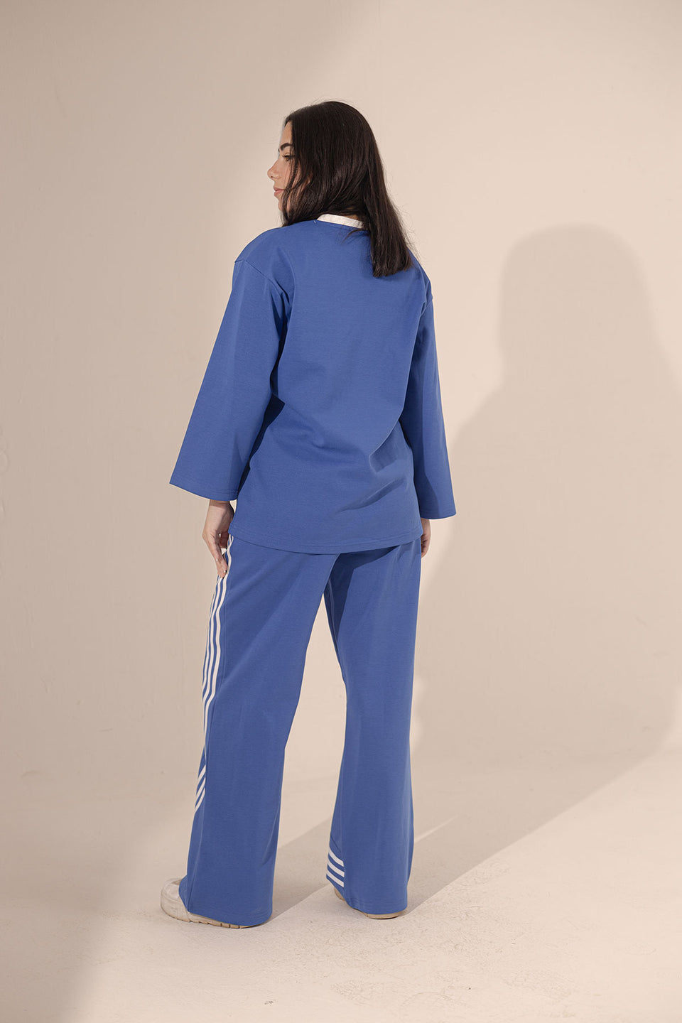 Blue Lines Cotton Set