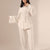 Beige Pure Linen Tied Set