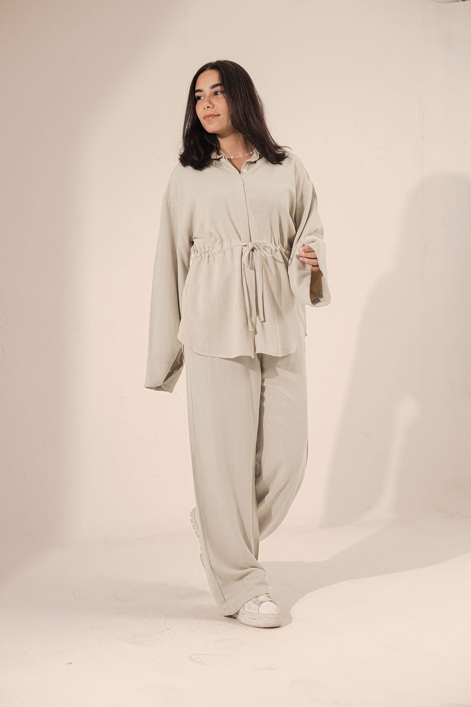 Bestag Pure Linen Tied Set