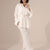 White Pure Linen Tied Set