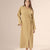 Olive Wrap Linen Summer Dress