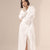 White Wrap Linen Summer Dress