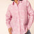 Pink Embroidered Checkers Shirt