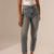 Purple Washed High-Waisted Mom Fit Jeans