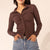 Brown Long Sleeves Basic