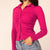 Hot_Pink Long Sleeves Basic