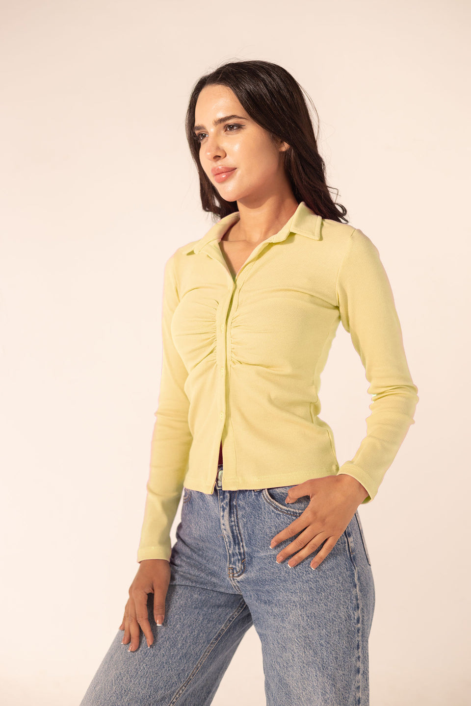 Yellow Long Sleeves Basic