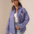 Blue Striped Long Sleeves Shirt