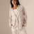 Grey Frayed Stripe Oversized Shirt