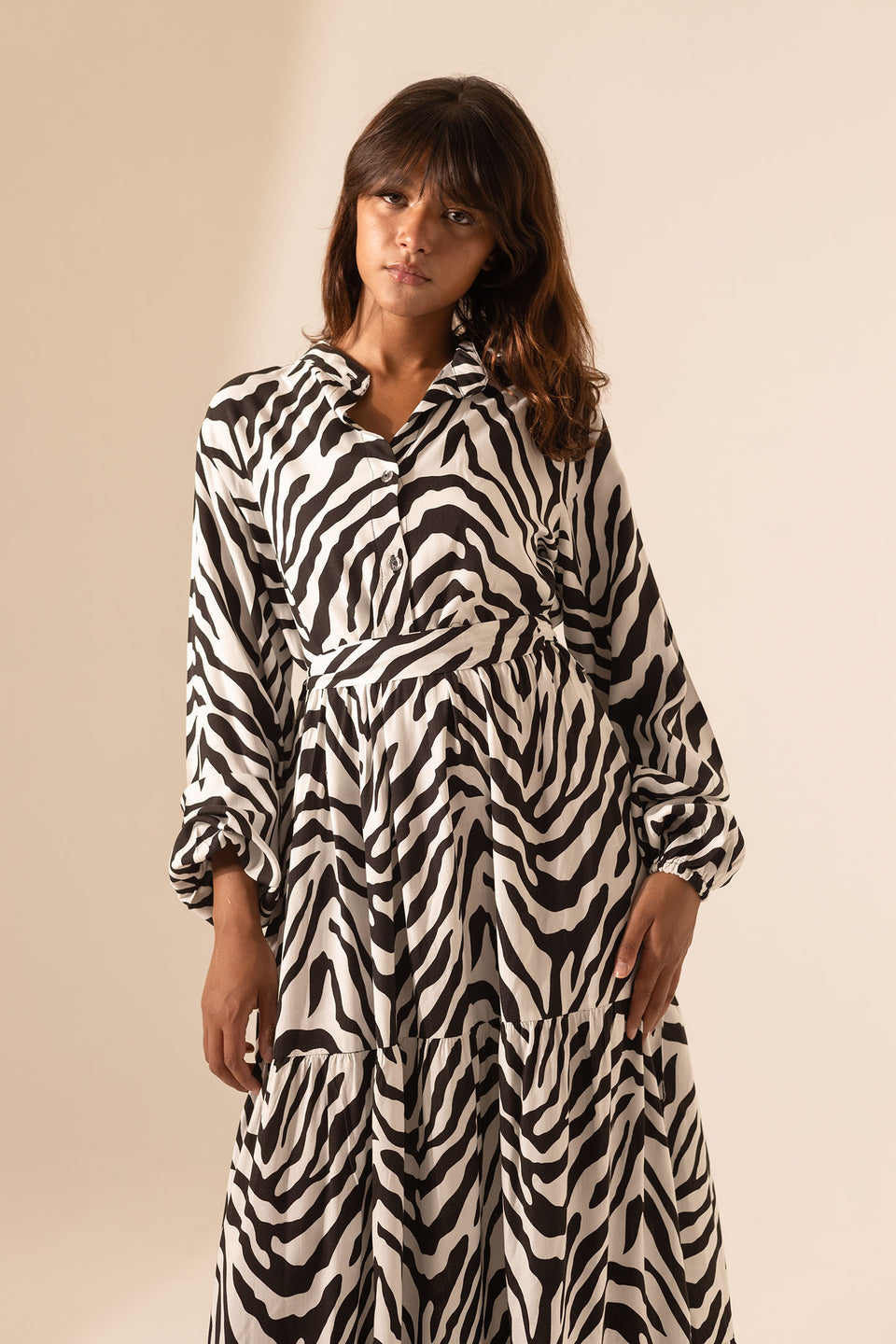 Black Zebra Summer Dress
