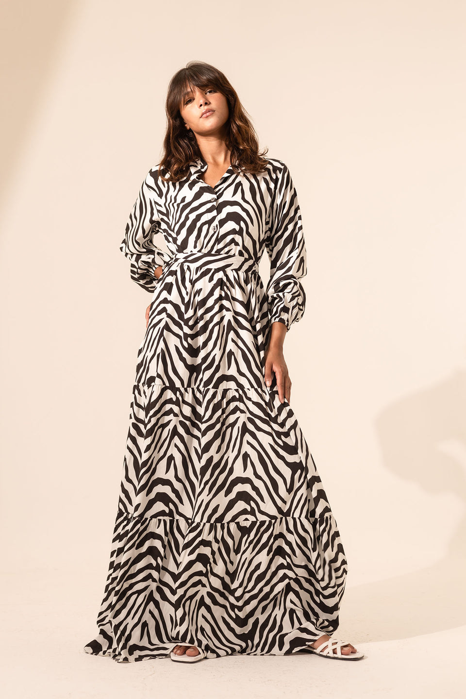 Black Zebra Summer Dress
