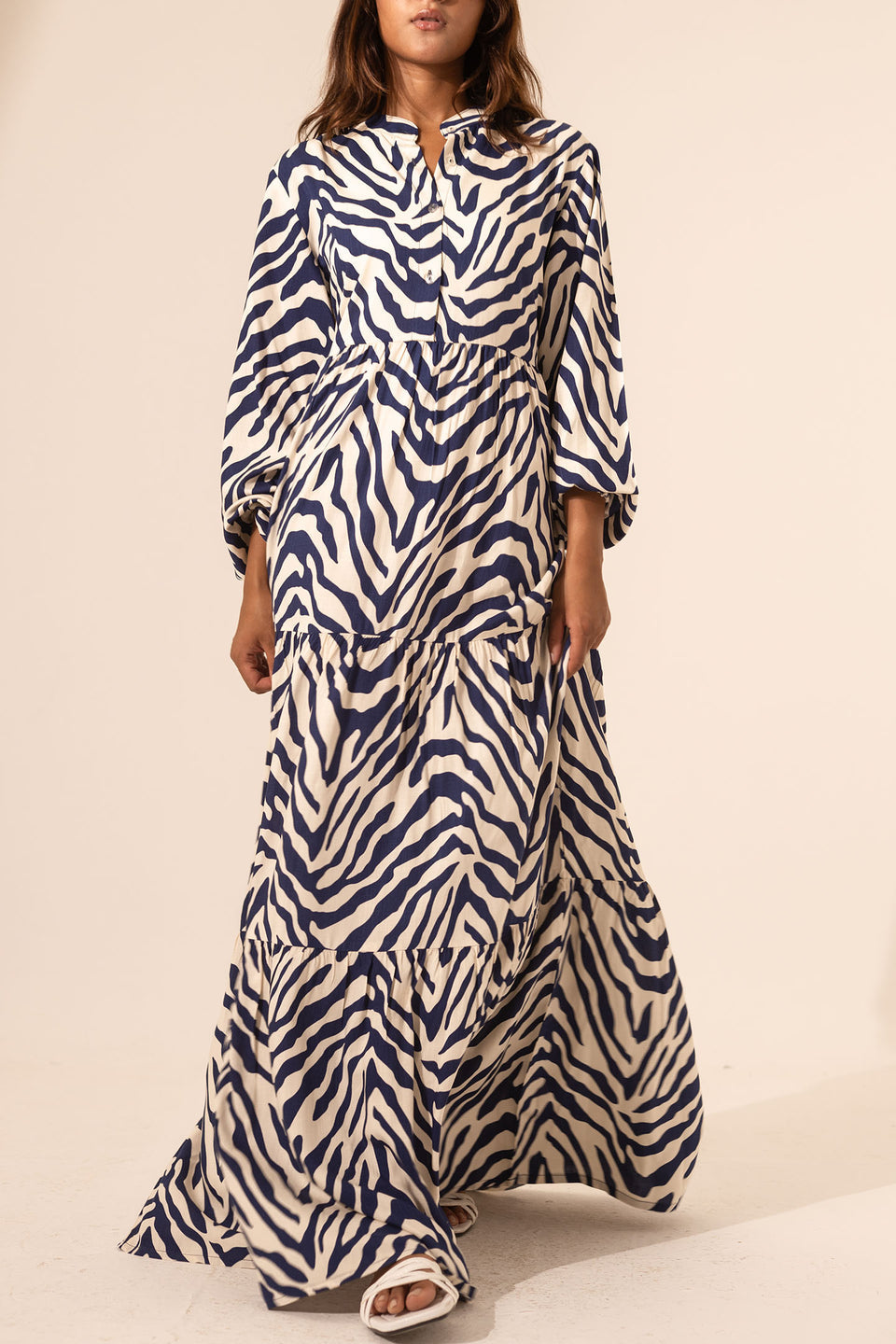 Blue zebra Summer Dress