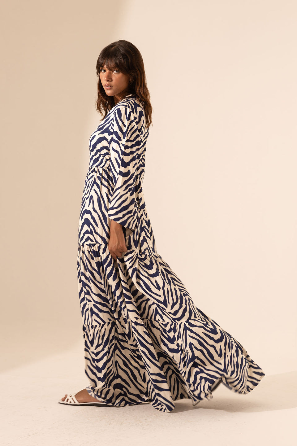 Blue zebra Summer Dress