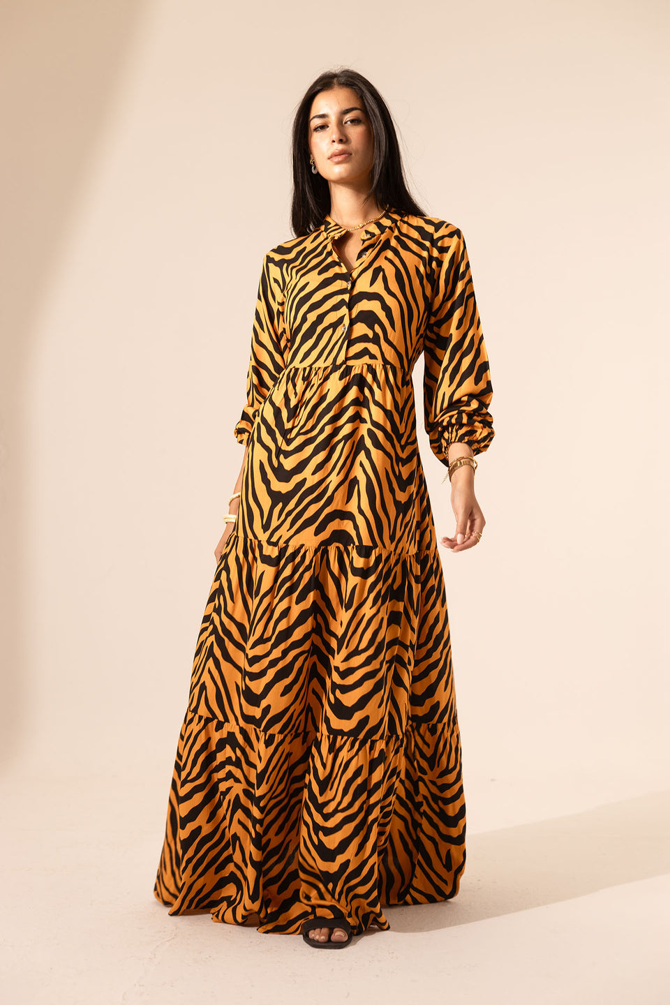 Brown zebra Summer Dress